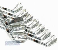 Set of Ben Hogan 35th Anniversary Legend golf irons features 2, 3, 4, 5, 6, 7, 8, E, S all with