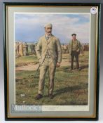 Weaver, Arthur (Signed) Golf Print - 'Willie Park Jr Musselburgh Open Champion' colour print