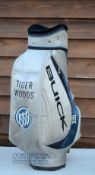 Tiger Woods Early Buick Official Tour Golf Bag c/w TW logo and facsimile signature to the ball