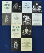 1950s Test Cricket News Chronicle Publication the England victory the tests 1953, England keep the