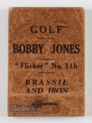 Bobby Jones Flicker Golf book - titled 