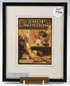 Harry Rountree (1878-1950) original golfing watercolour titled 