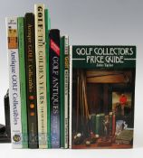 Selection of Golf Reference Books features Golf Collectors Price Guide, Miller's Golf Memorabilia,