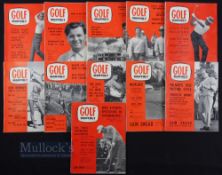 Collection of 1963 'Golf Monthly' magazines (11) near complete run bar December issue again good