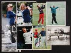 Golfing Press Photographs features Jack Nicklaus, John Daly, Ernie Els, Bernhard Langer, plus an