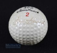 Sam Snead USA 7x Major Golf Winner signed golf ball - Open winner '46, Masters Winner '49,'52 & '