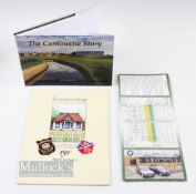 Seve Ballesteros and Nick Faldo Signed Carnoustie Golf Scorecard c1999 appears with signatures