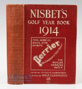 1914 Nisbet's Golf Yearbook edited by Vyvyan Harmsworth, London: James Nesbit & Co, 554pp, in