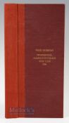 Fred Robson Golf Professional at Addington Palace Golf Club 1936 Official Club Order Ledger -