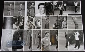 Selection of Golf Press Photographs featuring Seve Ballesteros, Ian Woosnam, Eddie Pollard, Gordon