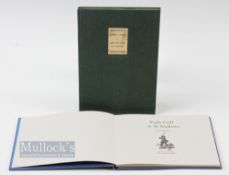 Hamilton, David (Signed) - 'Early Golf at St Andrews' 1986 a review copy of 350 copies, edited
