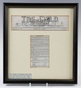 1854 Royal and Ancient Golf Club St Andrews May Golf Meeting Report - original details from The