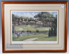 Daines, Valentine Sheree (Signed) and Tony Jacklin (Signed) Golf Print 'The Ryder Cup 18th Green,