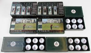Tiger Woods Collectors Series 2000 129th Open Champion Golf Balls features 2x sets of balls within