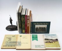 Assorted Golf Books features Golf Antiques & Other Treasures of The Game, Official Price Guide to