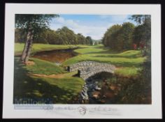 Graeme Baxter Signed 'World Golf Championship' Limited Edition Golf Print no 21/500, signed in