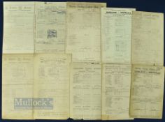 1905-1946 Cricket Scorecards International & County teams to include England v Australia August