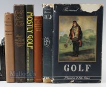 Darwin, Bernard (3) Golf Books features A Friendly Round 1st ed 1922, At Odd Moments, Golf, plus