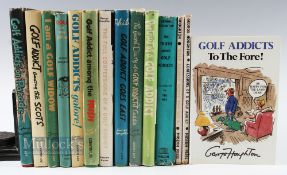 Collection of George Houghton Golf Books (14) features Golf Addicts on Parade 1959, Golf Addict