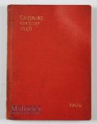 Rare American 1900 Baltimore Country and Golf Club (Est 1898) Constitution, By-Laws, Rules and