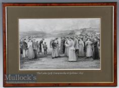After Michael Brown (1853-1947) - Original Life Association of Scotland golf print entitled The