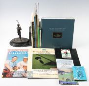 Golf related books and programmes featuring Don'ts for Golfers (pocket size), A Round of Golf Jokes,