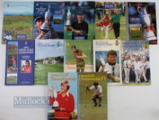 Selection of The Open Golf Championship Programmes features 1981 Royal St George's GC, 1982 Royal