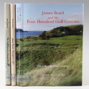 James Braid related Golf Books (3) features James Braid and His Four Hundred Golf Courses by J.