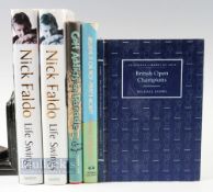 Golf related Books featuring Nick Faldo Autobiography (2), Golf Addicts on Parade by G Houghton,