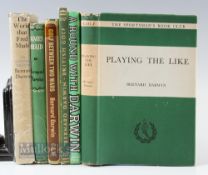 Darwin, Bernard (6) Golf Books features British Golf, A Round with Darwin, Playing The Like, The