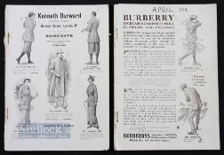 Early Pre WW1 'Golf Monthly' magazines (2) - 1912 Vol II No.2 April and 1914 Vol. IV No.6 August