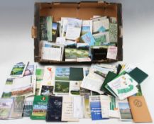 Quantity of Golf stroke saver booklets and scorecards featuring The Old Course St Andrews, The