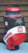 Padraig Harrington Official Wilson Tour Players Golf Bag - full over size tournament tour bag with