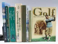Assorted Golf Books features The Game of Golf and The Printed Word 1566-1985, Royal and Ancient