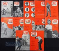 Collection of 1961 'Golf Monthly' magazines (12) - complete 12 issues with more topical issues