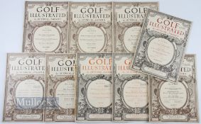 1914 Golf Illustrated and Outdoor America Golf Magazines features Vol I nos 1, 2, 3 (tear at spine),