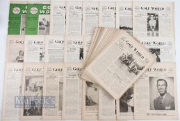 1950 Golf World Newspaper Selection Vol III and Vol IV features Vol III 30, 31, 32, 33, 36, 37,