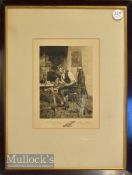 Dendy Sadler (1854-1923) signed original engraved print - 