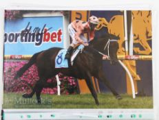 A selection Horse Racing Related Autographs, with signatures of Trainers, jockeys and Jockey