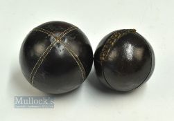 Hand Stitched Leather Medicine ball 4