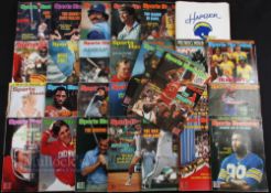 Collection of Sports Illustrated Magazines 1964-81 plus Pro the Atlanta Falcons charger's edition