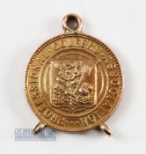 R A Whitcombe - 1933 West of England Golf PGA Championship Winners 9ct Gold Medal - played at