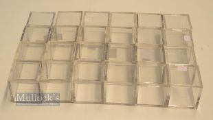 Collection of 24x Golf Cube Ball Display boxes - used