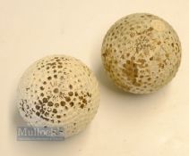 2x Bramble Pattern Rubber Core Golf Balls - Golf Balls Ltd 