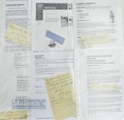 8x Victorian Horse Racing Related Autographs, to include Lord George Bentinck, Sir Charles