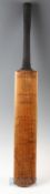 Rare and Unusual A G Spalding & Bros Cricket Bat signed by many famous golfers pre 1939 - comes with
