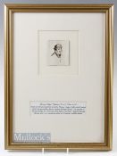 THOMAS HODGE - (b.1827-d.1907) - Royal and Ancient Golf Club St Andrews Personality - head and