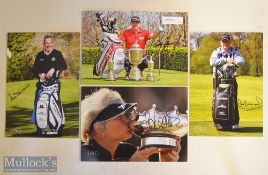 Collection of Major Golf Champions, Ryder Cup Captains and Lady No1 in the World Ranking signed