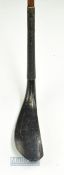 J (Jamie) Anderson St Andrews dark stained fruitwood longnose play club c1865 the head measures 5.