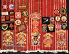 Scarce Vintage Manchester United Silk Scarves features European Champions 1968 FA Cup Winners